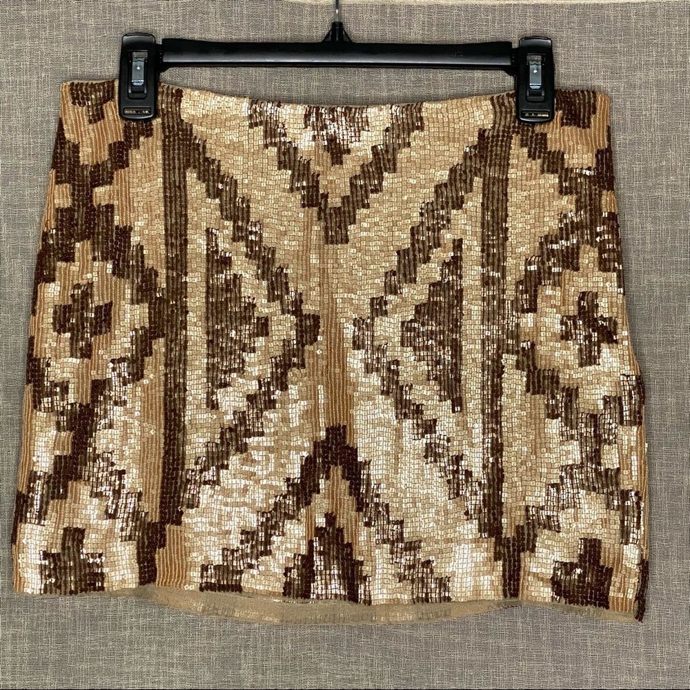 Haute Hippie Sequined Silk Skirt - Picture 5 of 9
